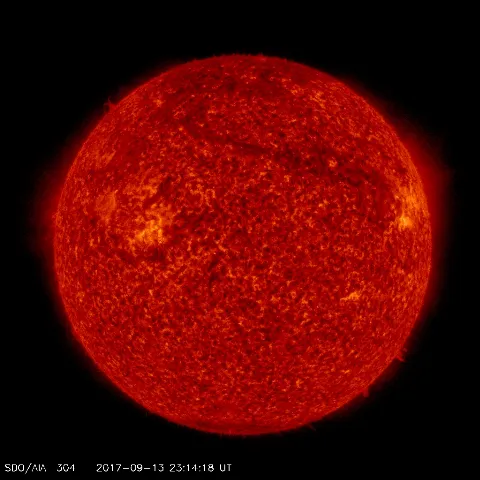 Image of Sun's transition region