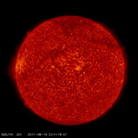 Image of Sun's transition region