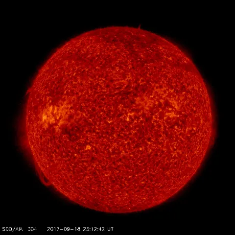 Image of Sun's transition region