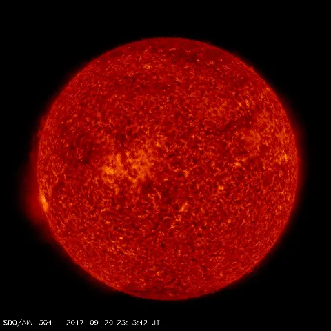 Image of Sun's transition region