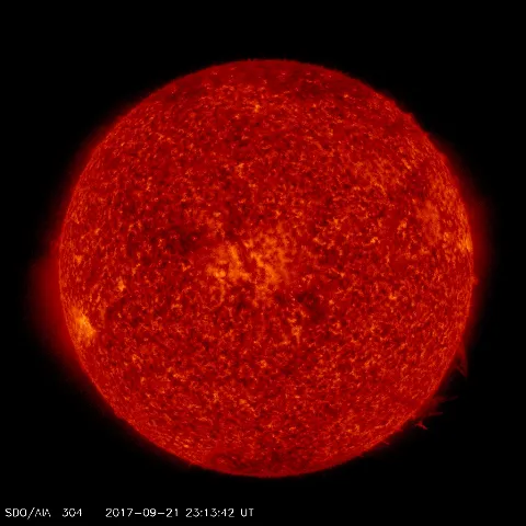 Image of Sun's transition region