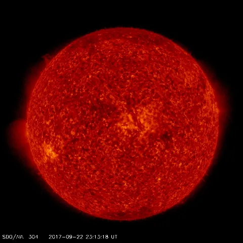 Image of Sun's transition region