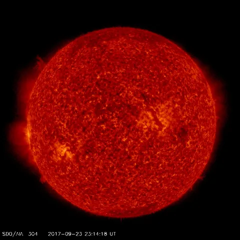 Image of Sun's transition region