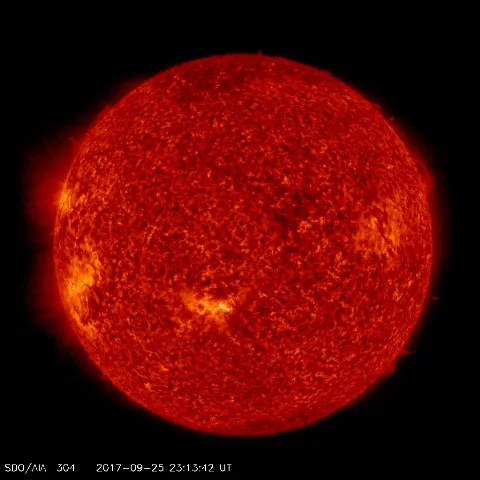 Image of Sun's transition region