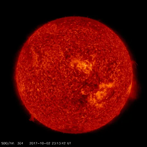 Image of Sun's transition region