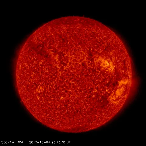 Image of Sun's transition region