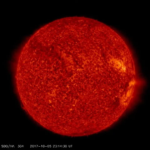 Image of Sun's transition region