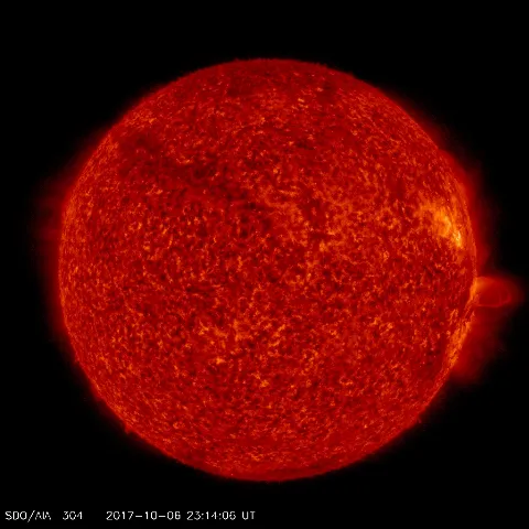 Image of Sun's transition region