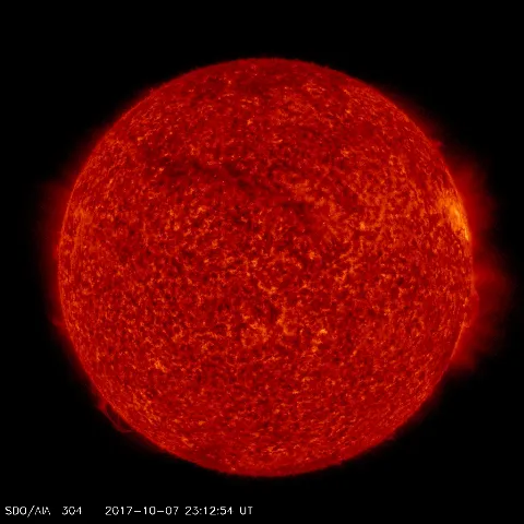 Image of Sun's transition region