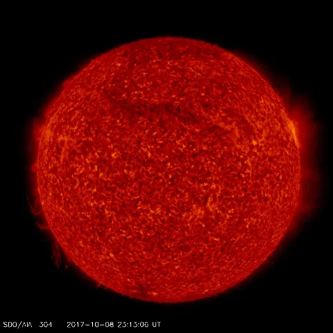 Image of Sun's transition region