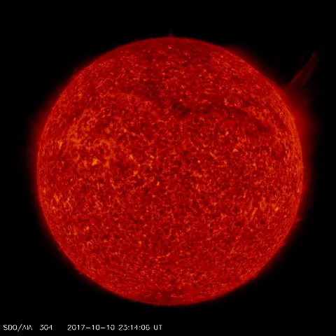 Image of Sun's transition region