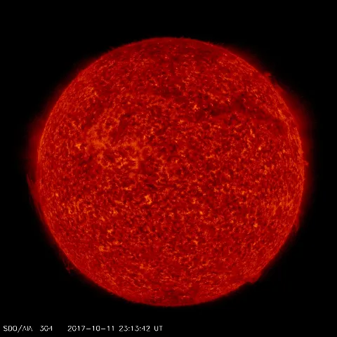 Image of Sun's transition region