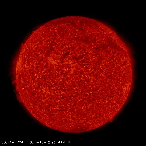 Image of Sun's transition region