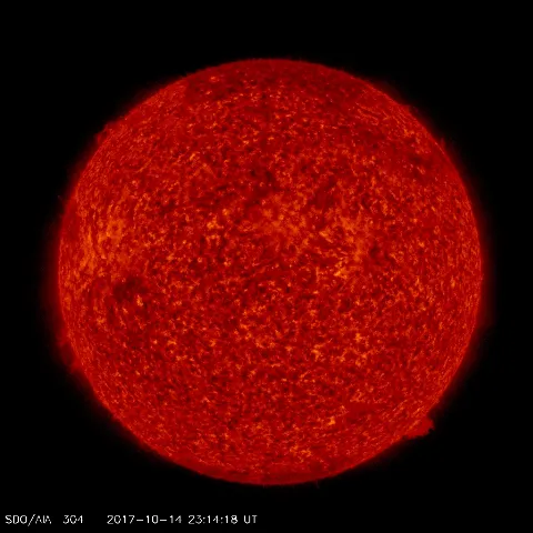 Image of Sun's transition region