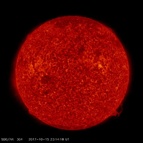 Image of Sun's transition region