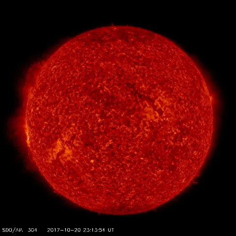 Image of Sun's transition region