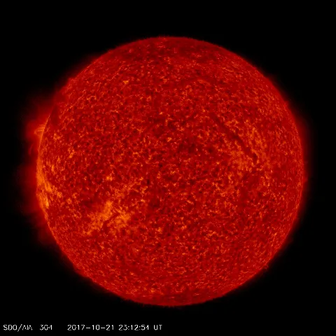 Image of Sun's transition region