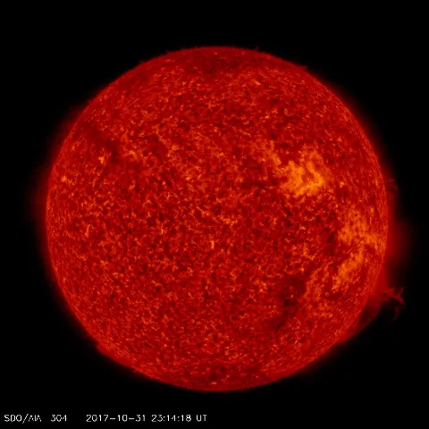 Image of Sun's transition region