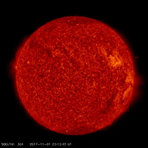 Image of Sun's transition region