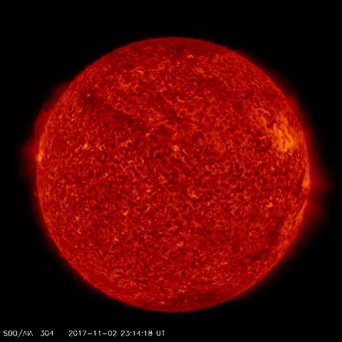 Image of Sun's transition region