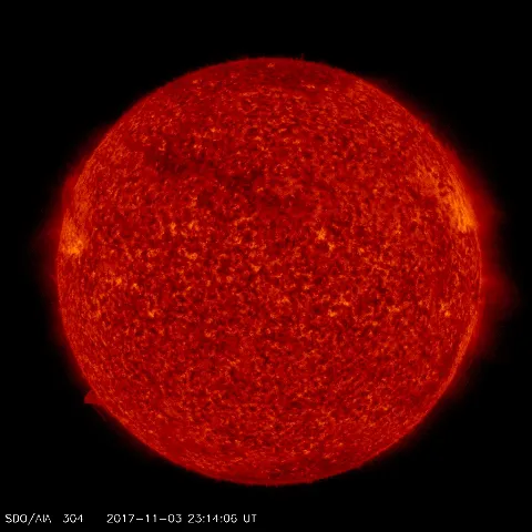 Image of Sun's transition region