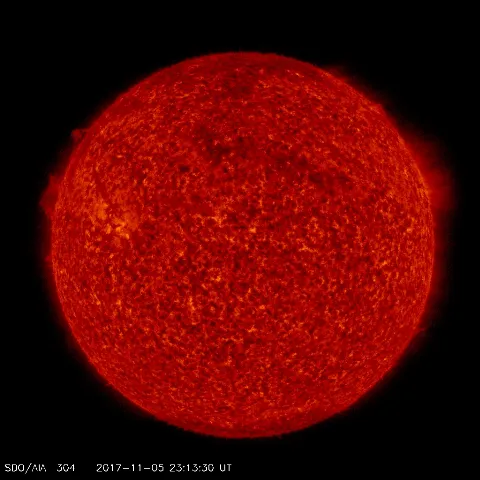 Image of Sun's transition region