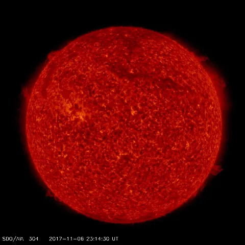 Image of Sun's transition region