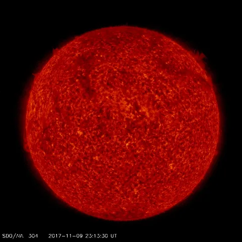 Image of Sun's transition region