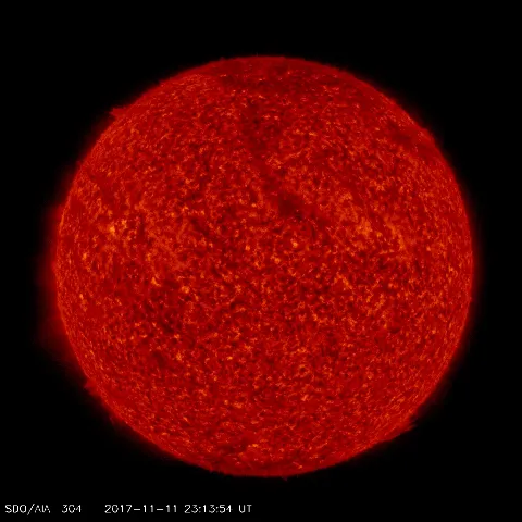 Image of Sun's transition region