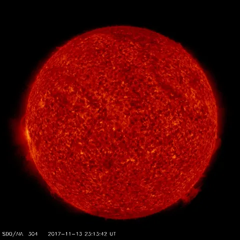 Image of Sun's transition region