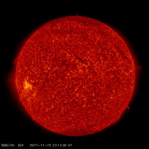 Image of Sun's transition region