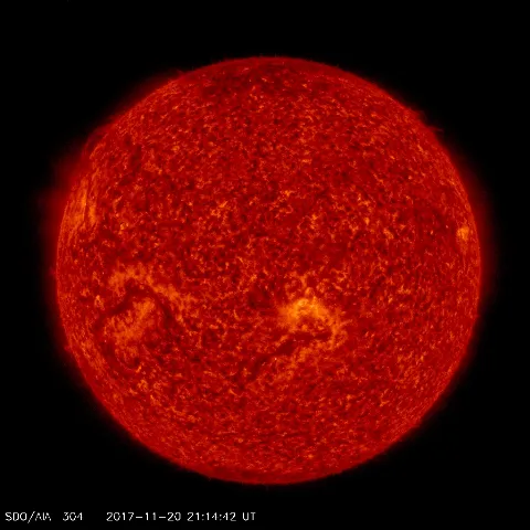 Image of Sun's transition region