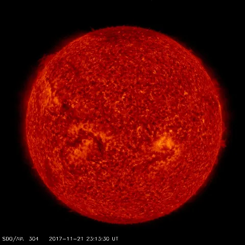 Image of Sun's transition region