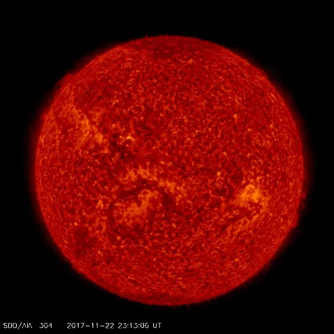 Image of Sun's transition region