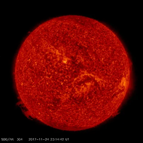 Image of Sun's transition region