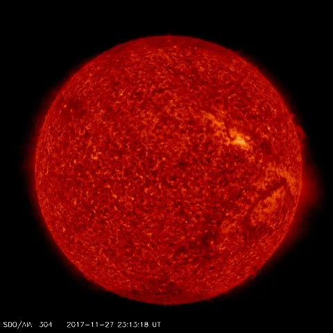 Image of Sun's transition region