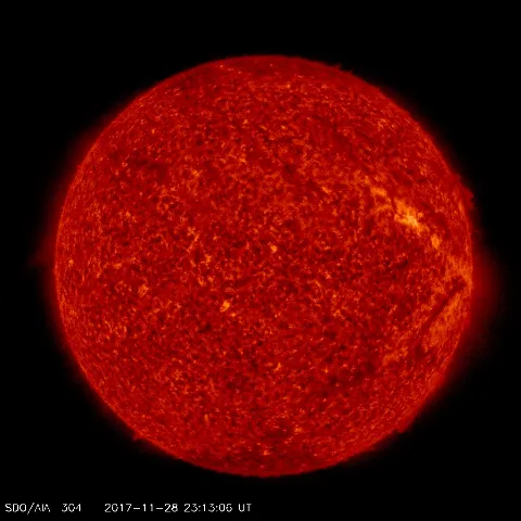 Image of Sun's transition region