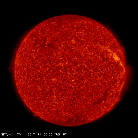 Image of Sun's transition region