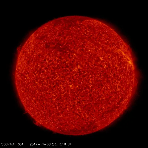 Image of Sun's transition region