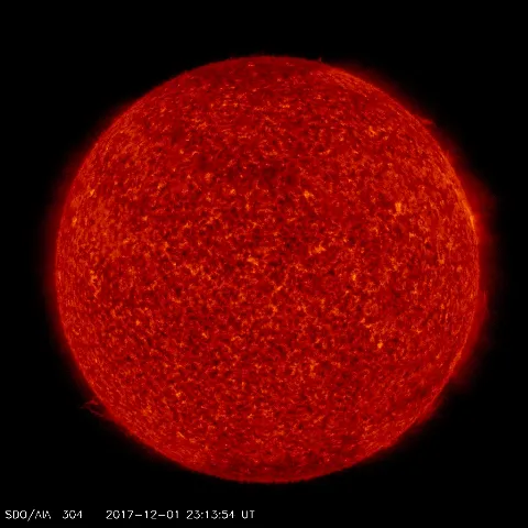 Image of Sun's transition region