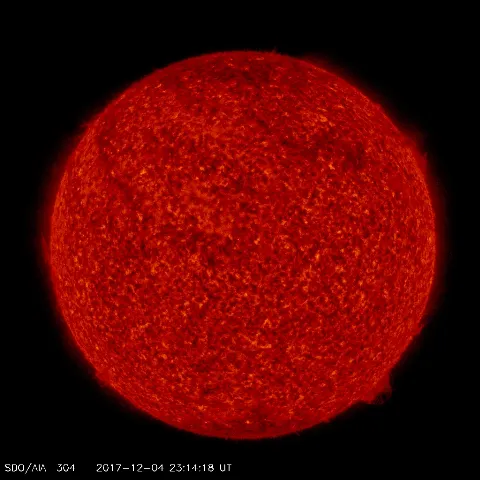 Image of Sun's transition region