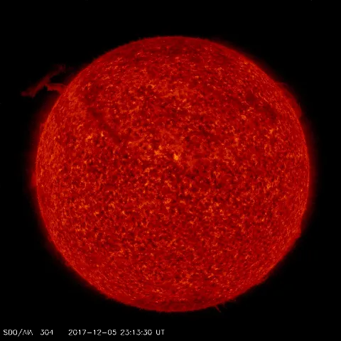 Image of Sun's transition region