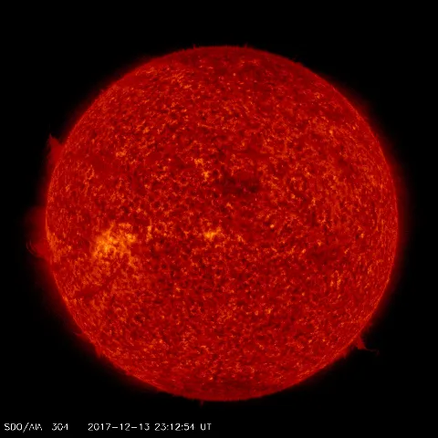 Image of Sun's transition region