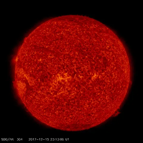 Image of Sun's transition region