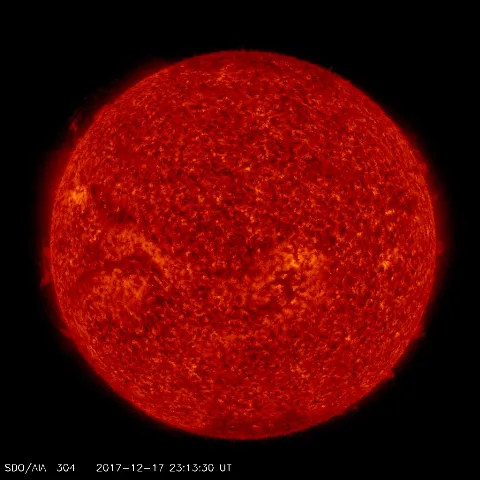 Image of Sun's transition region