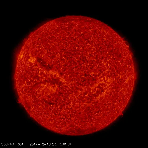 Image of Sun's transition region