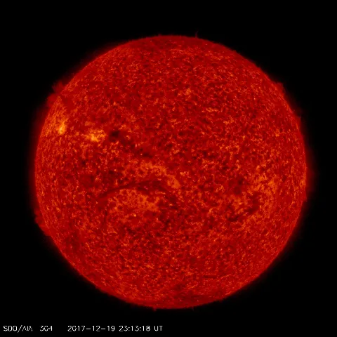 Image of Sun's transition region