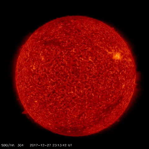 Image of Sun's transition region