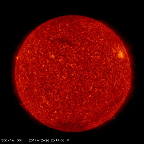 Image of Sun's transition region