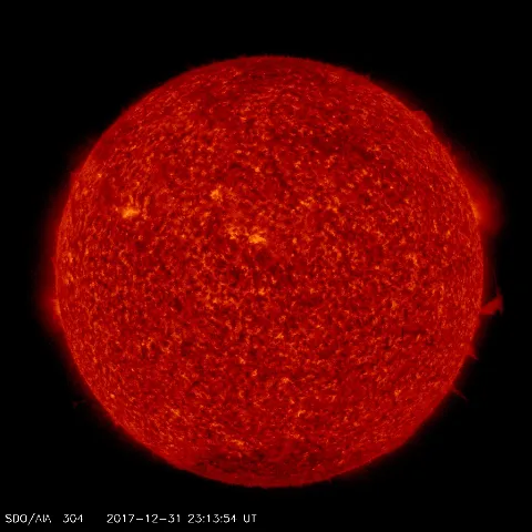 Image of Sun's transition region